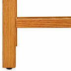 3-Hyllors Massiv Ek Skohylla 50×27×60 cm – Rustik 8 kg/Hylla Hallförvaring