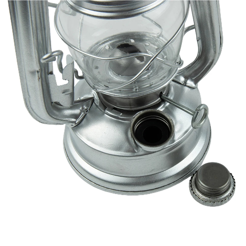Retro Campinglykta Fotogenlamp 90ml – Portabel Utomhus Metall Flerfärgad