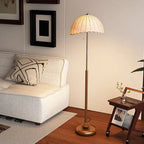 Mid-Century Wabi-Sabi Metallgolvlampa – Lyxig Stämning