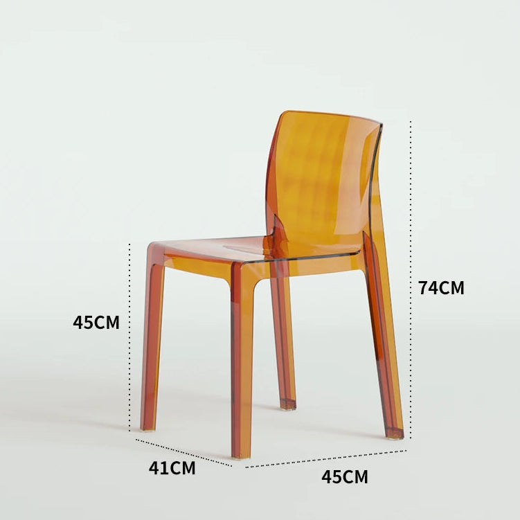 Transparent Akryl Barpall – Skandinavisk Stil