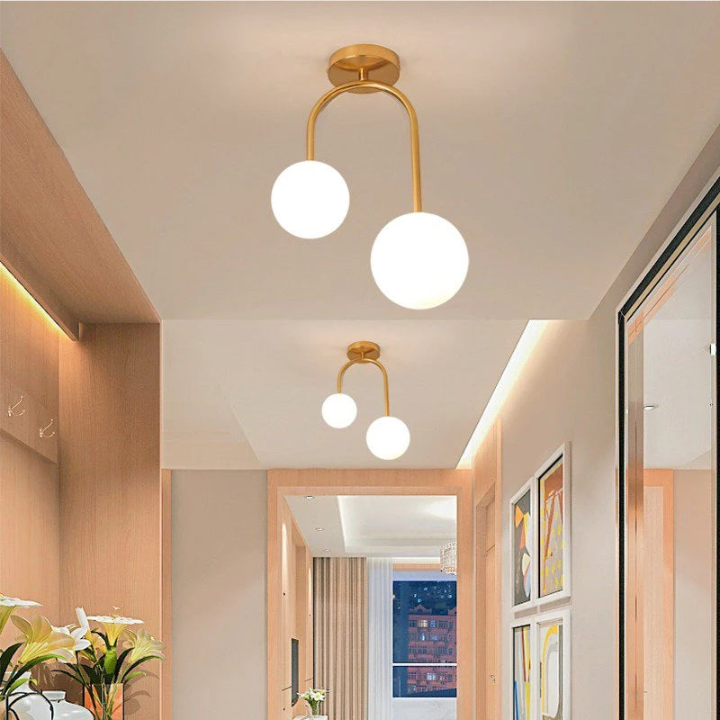 Nordisk Glasglob Hänglampa LED – Restaurant, Bar & Vardagsrum