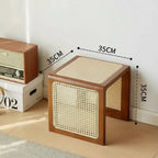 Rattansidobord Japansk Stil – Multifunktionell