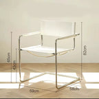 Loungestol i Bauhaus-stil – Krom & Läder