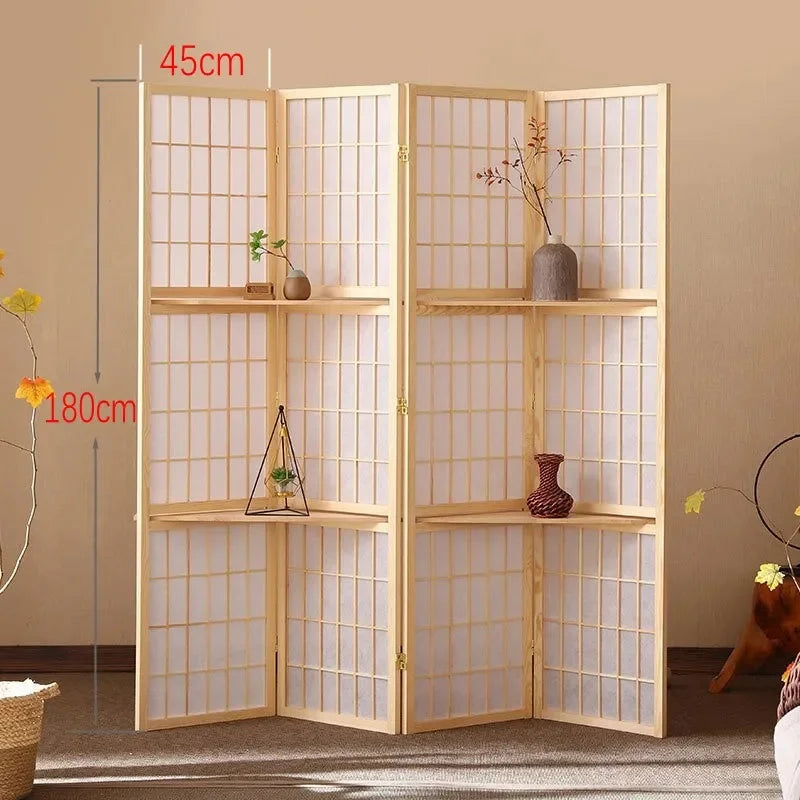 4-Panels Privacy Skärm Portabel Fristående – Rumsavdelare Hemdekor