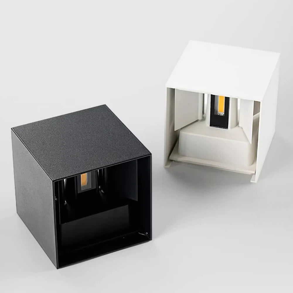 LED Vägglampa 12W IP65 – Upp & Ner Veranda & Trädgård