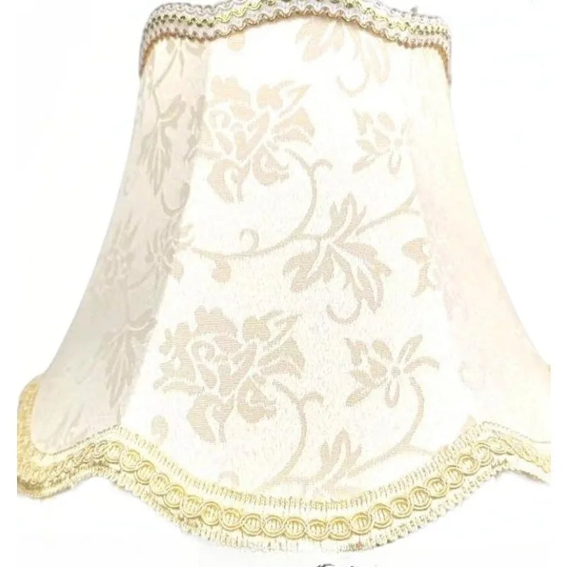 Tygslampskärm Europeisk Vintage – Sängbordslampa & Golvlampa