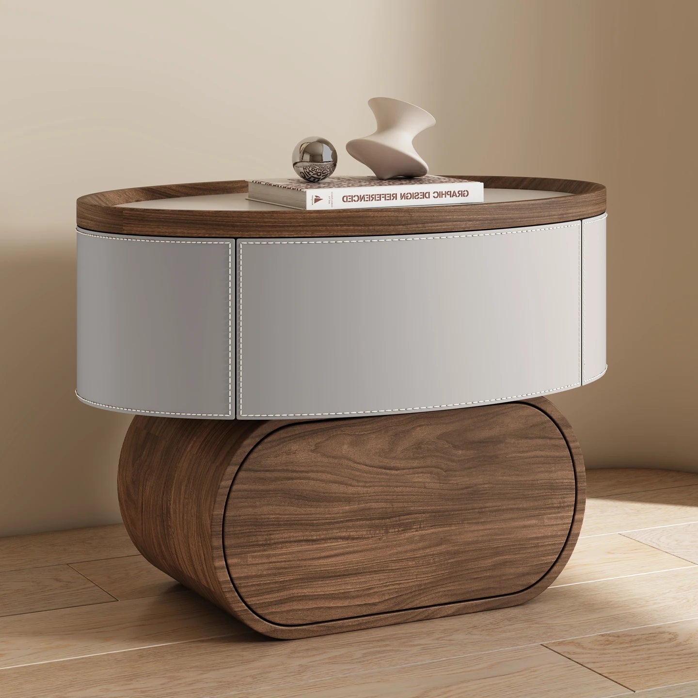 Platsbesparande Nattduksbord – Nordisk Minimalism