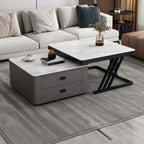 Lyxigt Soffbord Metall – Kvadratisk Minimalism