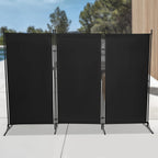 Vikbar Hög Privacy Rumsavdelare 2,6×1,8 m – Portabel Hemkontor, Sovrum & Dorm