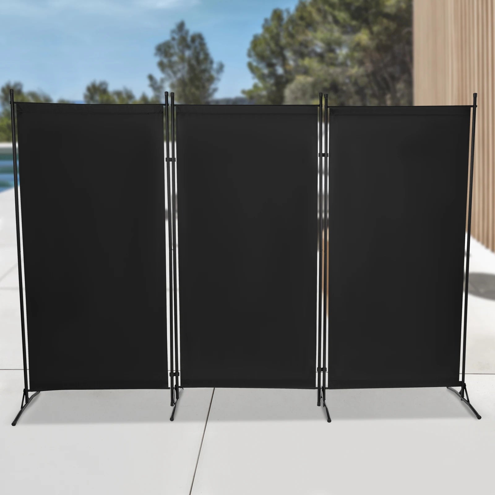 Vikbar Hög Privacy Rumsavdelare 2,6×1,8 m – Portabel Hemkontor, Sovrum & Dorm