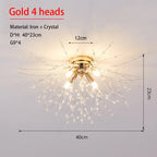 Dandelion Kristalltakkrona LED G9 – Firefly Lyxig Matsal & Vardagsrum