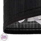 Svart Bambu Hörn Tvättkorg 60 L – Platsbesparande Tvättstuga & Badrum