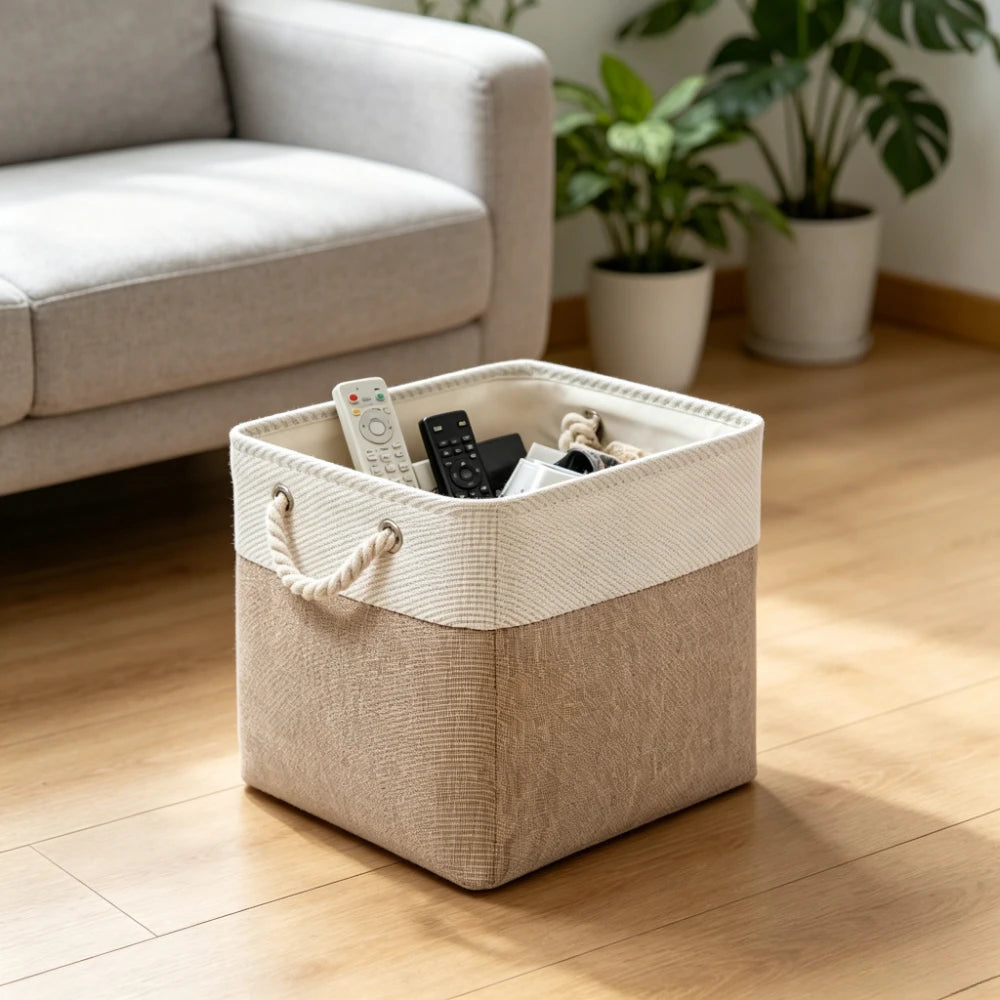 6-Pack Vikbara Linnekuber Förvaringspåsar med Handtag – Underkläder, Leksaker & Hem