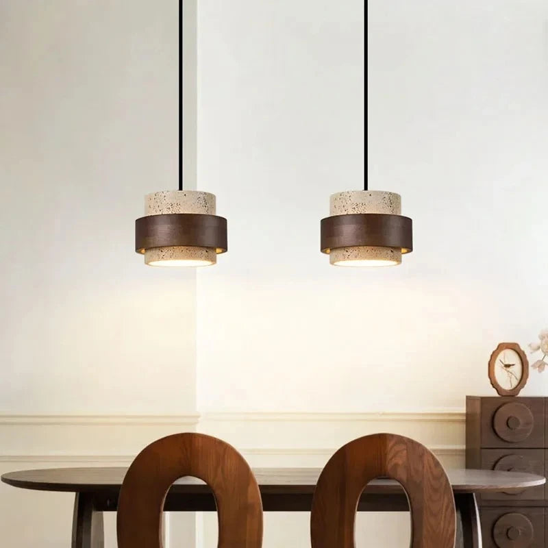 Travertin Sängbordslampa Liten – Kreativ Stenslab Sovrum & Vardagsrum