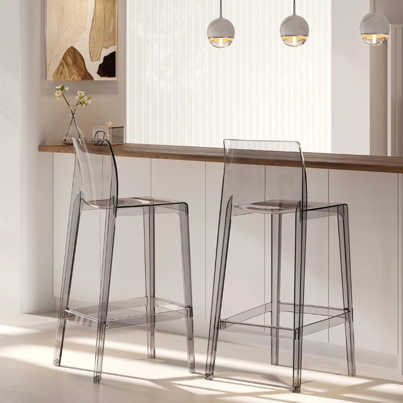 Transparent Akryl Barpall – Skandinavisk Stil