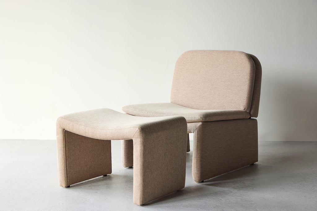 Bonn Fåtöljer Brun + Ottoman 45 x 46 x 70 Brun