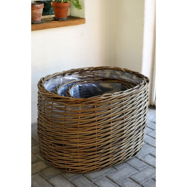 Jättekorg s/3 Oval