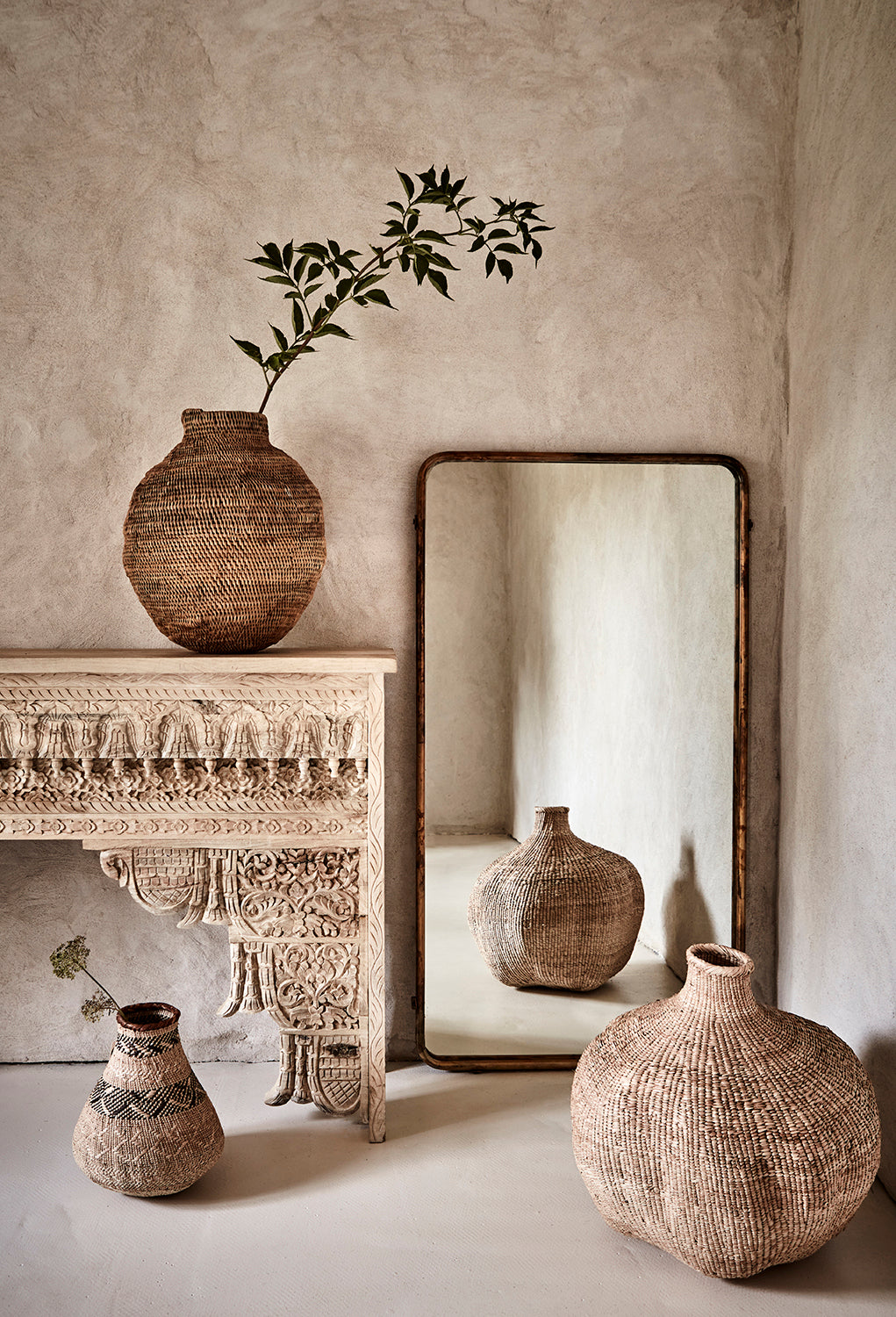 TRIBE Korg, Blandade naturfärger