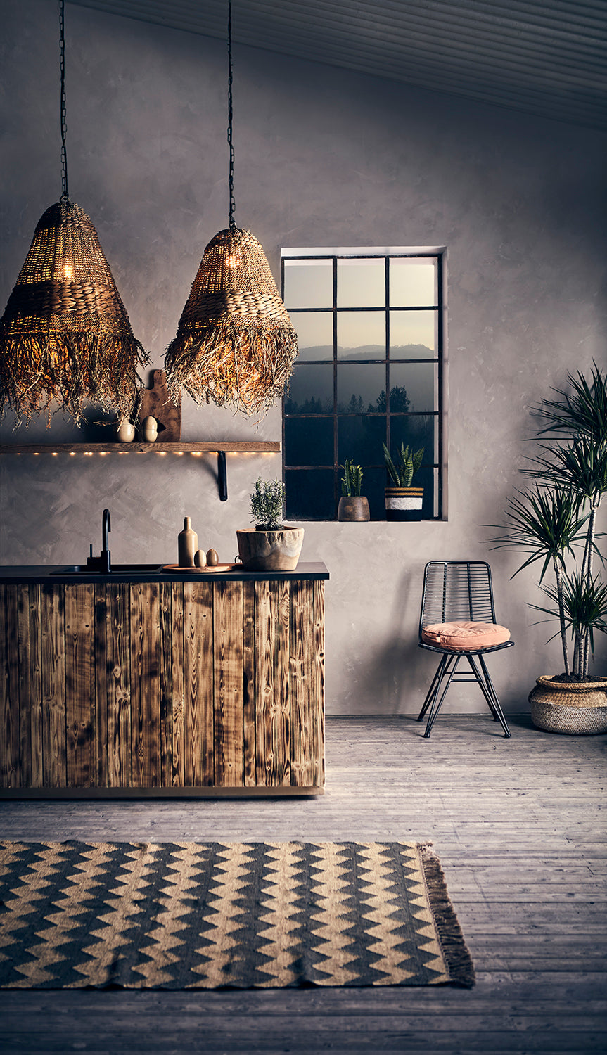 WILLIAM Stol, Grå 2st