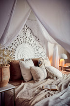 FUNGI Bordslampa M, Vit