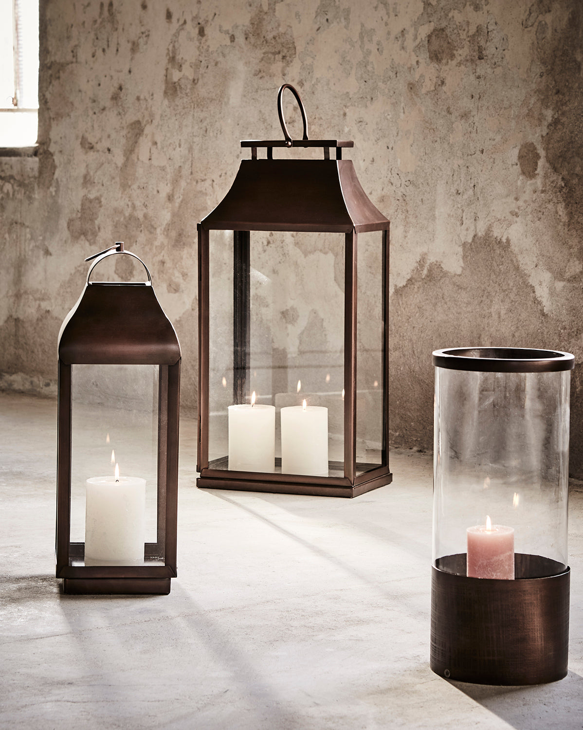 MINSK Lykta, Kopparfärgad